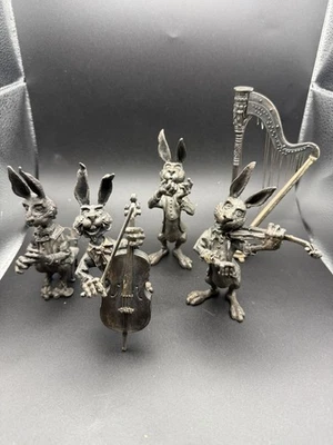 音乐四重奏镀银兔子乐队 Ca 1950 作者 José María Calero 阅读 — 第 1/4 张图片