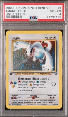 2000 POKEMON NEO GENESIS 1ST EDITION LUGIA HOLO PSA 4 - Image 1 of 2