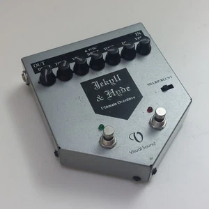 Visual Sound Jekyll and Hyde Overdrive Distortion Guitar Effect Pedal Silver V1 - Picture 1 of 10