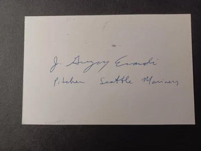 Greg Erardi Signed Government Postcard GPC - Mariners - Image 1 of 2