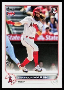 2022 Topps UK Edition Brandon Marsh #159 Baseball Rookie Los Angeles Angels RC - Bild 1 von 2