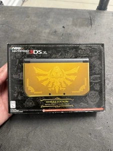 New Nintendo 3DS XL Hyrule Edition BOX ONLY NO INSERTS . NO CONSOLE - Picture 1 of 8