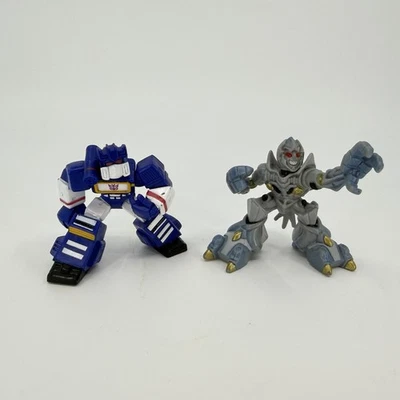Transformers Robot Heroes G1 Soundwave Figure Decepticon & Megatron Lot Of 2 - Image 1 of 4