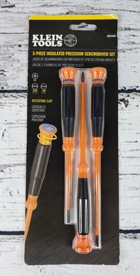 Klein Tools 85613INS Insulated Mini Precision Screwdriver Set PH/SL, 3-Pieces - Image 1 of 2