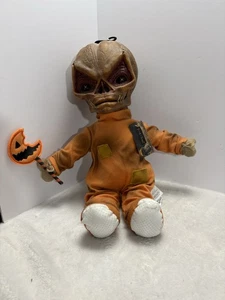 Spirit Halloween Trick R Treat Unmasked Sam Plüsch Puppe Horror Scary Spooky NEU - Bild 1 von 6