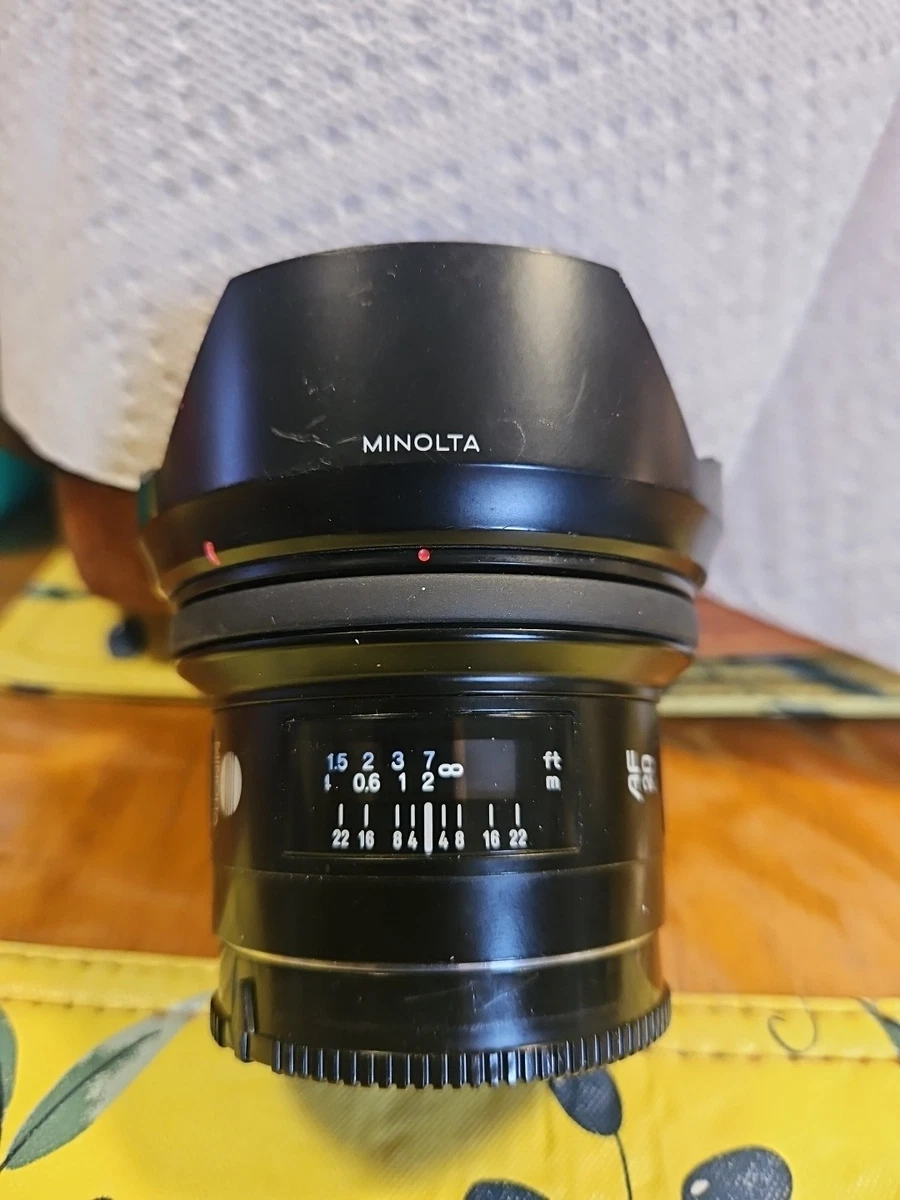 Minolta f/2.8 20mm Focal Camera Lenses for sale | eBay