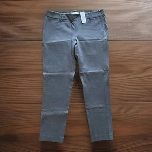 Neu mit Etikett Ann Taylor Loft Marisa moderne graue Chinohose Anzughose Damengröße 6 " - Bild 1 von 10