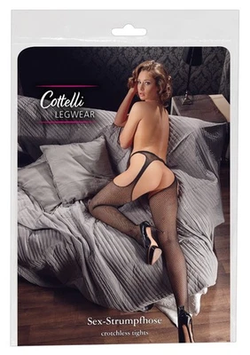 Sex-Strumpfhose schwarz S/M - Strumpfhose - Bild 1 von 3