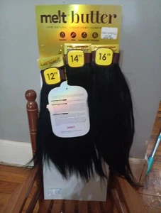 Melt Butter 100% Natural Virgin Remy Sew In Hair Wefts - Picture 1 of 5
