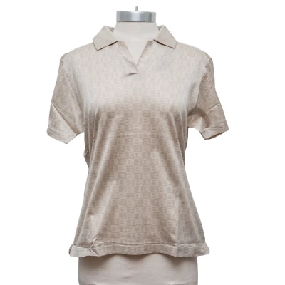 Bally Golf Women's Sand Polo Shirt L77 Size EU 38 / US 8 - Medium - Image 1 of 4