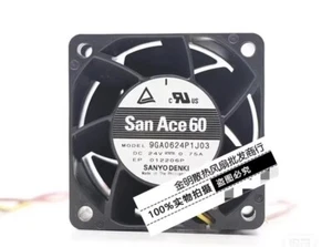 1 Stück Sanyo 6038 9GA0624P1J03 24V 0,75A PWM Drehzahlregelung Lüfter 6CM - Bild 1 von 1