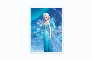 Elsa Walt Disney Frozen Cartoon Art Print Poster Children Kids Wall Art TO ART73 - Picture 1 of 3