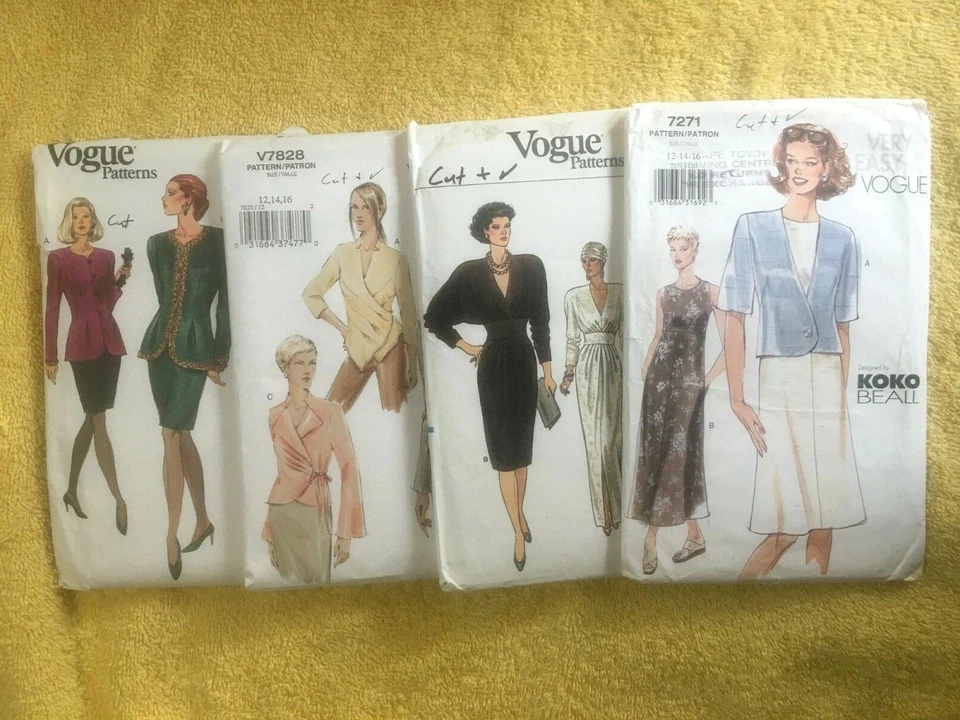 Vogue Patterns ~ CUT PATTERNS are all Size 12-16 * ~ * ~ * ~ * ~ Listing 1727 - Image 1 of 1
