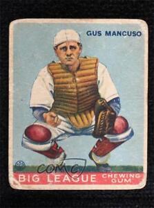 1933 Goudey Big League Chewing Gum R319 Gus Mancuso #41 Rookie RC