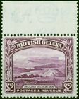 British Guiana 1950 Q$2 Purple Sg318a P.14 X 13 Fine Mnh