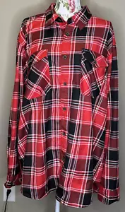 Dixxon Flanellhemd Herren Gr. 2X Limited Edition Form & Funktion Snap On Rot - Bild 1 von 10