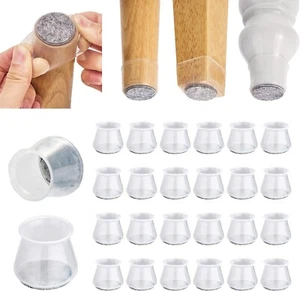 DEKAVA 24 Pezzi Protezioni Pavimento Gambe Sedia - Coprigambe Sedia in Silicone - Foto 1 di 2