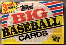 1988 Topps Big Baseball Cards Pack 3rd Series Pete O’Brien Rangers Showing Top