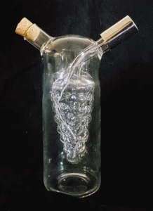 Botella de racimo de uva de vidrio soplado inusual. - Imagen 1 de 8