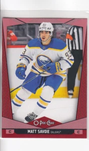 2024/25 OPC Edmonton Oilers Matt Savoie Red Border card #224 - Bild 1 von 2