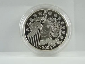 *** 1,50 Euro Gedenkmünze FRANKREICH 2004 EU-Erweiterung Silber Münze PP Proof * - Bild 1 von 1