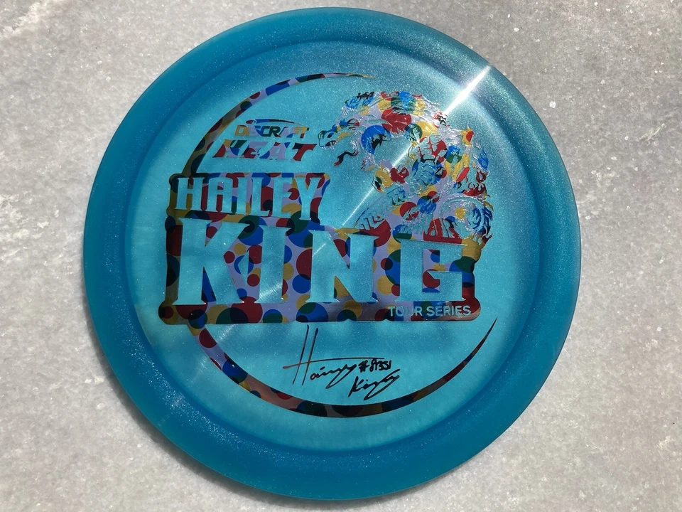 Discraft Tour Series Hailey King Heat-Shimmery Blue w WONDERBREAD Foil - Image 1 of 4