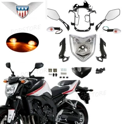 Juego de faros Fazer aptos para Yamaha FZ1N 2006-2015 conjunto de luces de cabeza práctico Foto 1 de 4