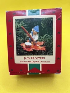 Vintage Hallmark Andenken Weihnachtsschmuck Jack Zuckerguss Clip On ~ 1987 - Bild 1 von 6