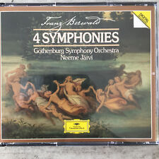 BERWALD: 4 Symphonies - Järvi (2-CD Box DG 415 502-2 Stereo / NM)