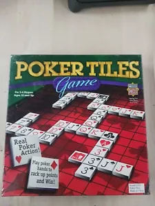 NEW Master Pieces POKER TILES Game SEALED 2-4 Players Ages 12 and Up - Picture 1 of 4