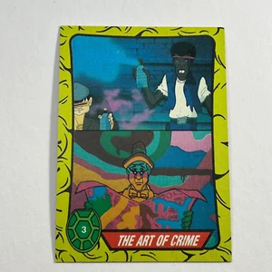 Topps TMNT 1989 Teenage Mutant Ninja Turtles #3 El arte del crimen - Imagen 1 de 2