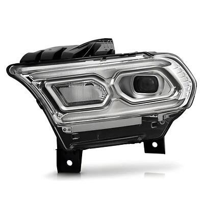 For Dodge Durango 2021-2024 LED Headlight w/Halogen Turn Signal Left Side Chrome - Image 1 of 4