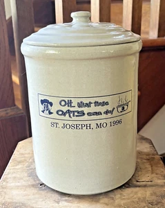 Vintage Red Wing Quaker Oats Crock St Joseph Missouri 1996 Limited Edition - Bild 1 von 11