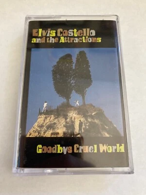 Elvis Costello and The Attractions - Goodbye Cruel World Cassette RARE - Image 1 of 3