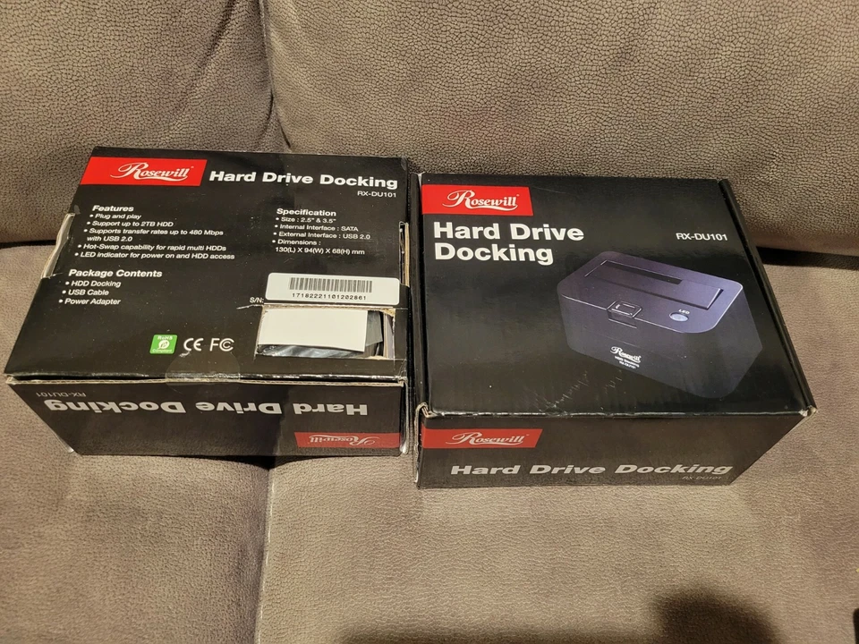 Rosewill Hard Drive Docking Station - RX-DU101 - NEW - Image 1 of 1