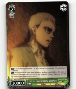 Weiss Schwarz - Falco: Involuntary Witness - Attack On Titan: Final Season - Picture 1 of 1