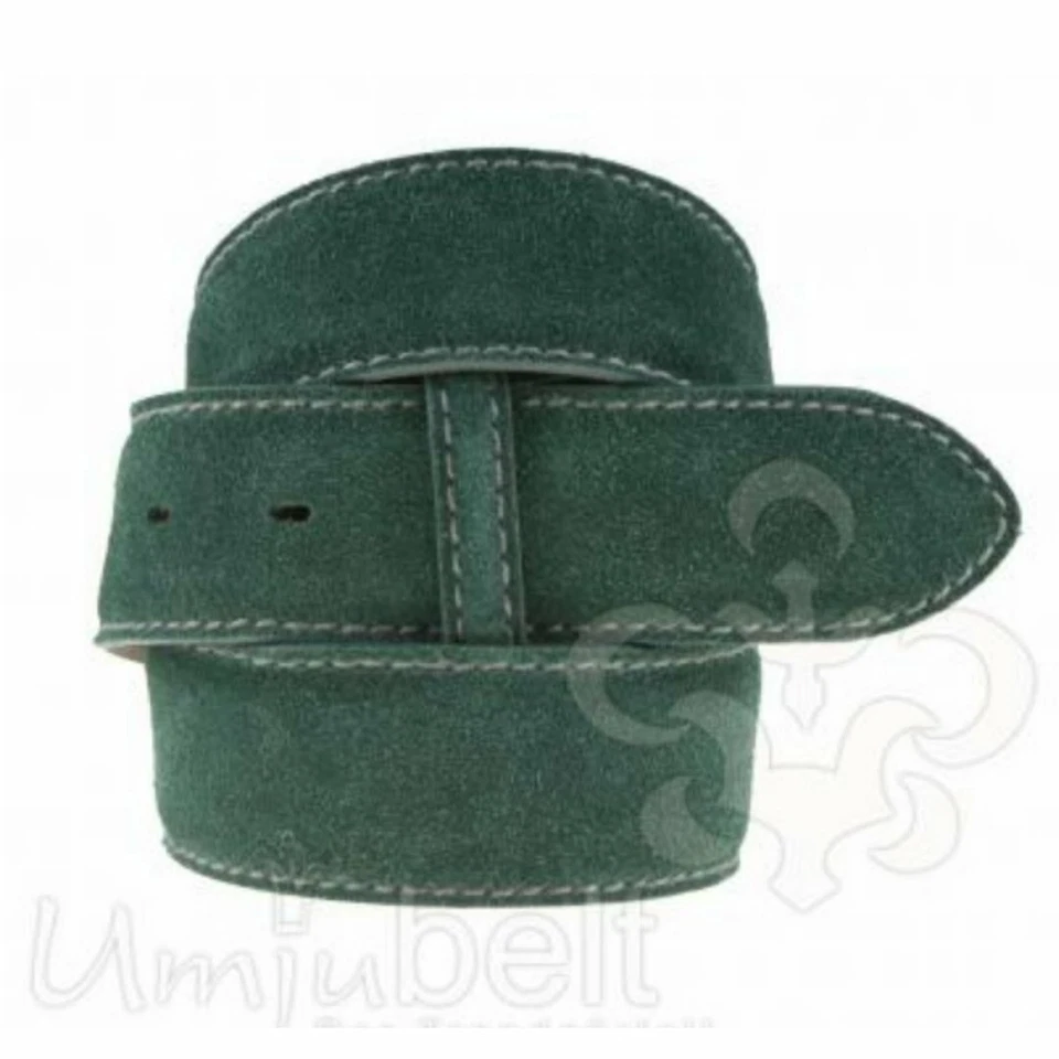 UmjuBELT Ledergürtel "Wild Ocean Forrest green"