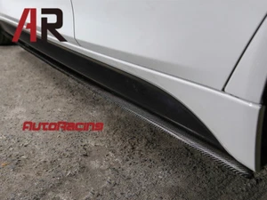 M Performance Carbon Fiber Extension Side Skirts Lip For BMW 2012-2018 F30 / F31 - Picture 1 of 2