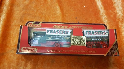 MM - Matchbox Models of Yesteryear Y-27 1922 Foden Steam Wagon + Trailer OVP#354 - Bild 1 von 2