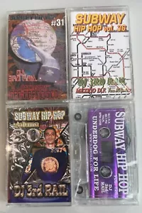 LOT OF 4 DJ 3RD RAIL SUBWAY HIPHOP UNDERGROUND CHICAGO SEALED MIXTAPES - Picture 1 of 1