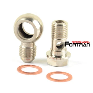 Kit Bolt 4AN Turbo Banjo M14x1,5 mm Garrett GT28R GT30R GT35R TD05 TD06 SN - Foto 1 di 2