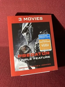 PREDATOR: TRIPLE FEATURE Blu-Ray 2014 (3-Disc Set) W/ SLIPCOVER Free Shipping - Bild 1 von 10