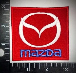 Mazda Aufnäher Logo Rennsport Sport Aufbügeln oder Aufnähen bestickter Aufnäher - Bild 1 von 1