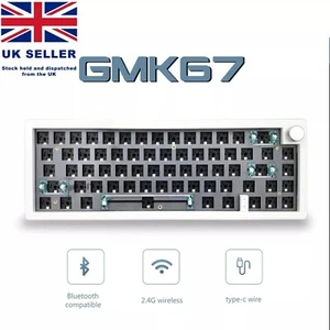 GMK 67 Hot Swappable Mechanical Keyboard Gasket Bluetooth 2.4G Custom Key GMK67 - Picture 1 of 8