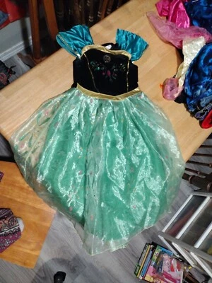 Vestido Princesa Anna Disfraz Niñas 8-10 años Talla 140 Frozen Halloween Disney Foto 1 de 2