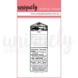 Uniquely Creative Mark Making Mini Stamp - Vintage Advert - Imagen 1 de 1