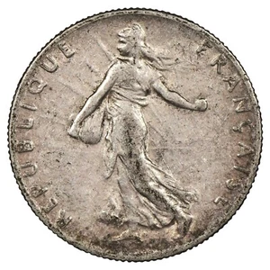 Francia - 50 céntimos Semeuse 1899 - Plata - F.190/5 Gad.420 - Moneda O.Roty - Imagen 1 de 2
