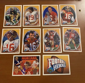 1991 Upper Deck Joe Montana Football Heroes 10 Card Set🔥👀🏈FAST SHIPPING!🔥 - Picture 1 of 3