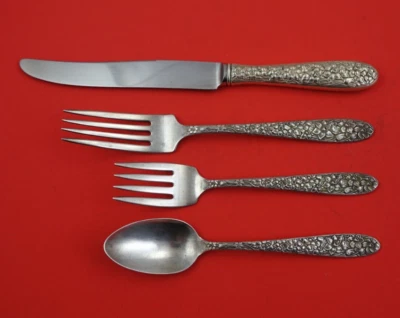 Narcissus by National Sterling Silver Regular Size Place Setting(s) 4pc Flatware - Image 1 of 3