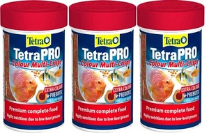 Tetra PRO Colour Fish Food Multi Crisps Premium 20g/100ml BBE 08.2025 - 3 PACK - Picture 1 of 6